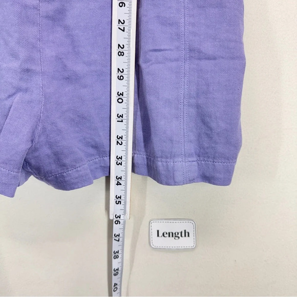 Levi's Radon Cut-Out Women Romper Purple Size Medium Pocket Soft Downtown Girl - Picture 6 of 14